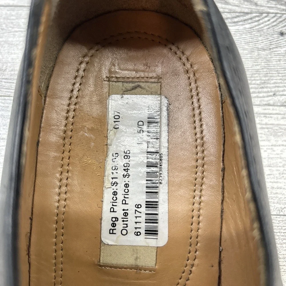 Florsheim Imperial Oxford Black Leather Wingtip Shoes 18193 Men Size‎ 11.5D